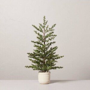 30"‎ Faux Spruce Christmas Tree Ceramic Pot - Hearth & Hand Magnolia Target 2023